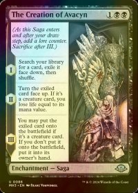 [FOIL] アヴァシンの創造/The Creation of Avacyn 【英語版】 [MH3-黒U]