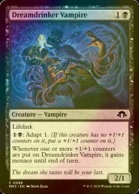 [FOIL] 夢呑みの吸血鬼/Dreamdrinker Vampire 【英語版】 [MH3-黒C]