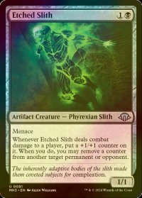 [FOIL] 刻まれたスリス/Etched Slith 【英語版】 [MH3-黒U]