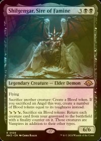 [FOIL] 飢饉の祖、シルゲンガー/Shilgengar, Sire of Famine 【英語版】 [MH3-黒R]
