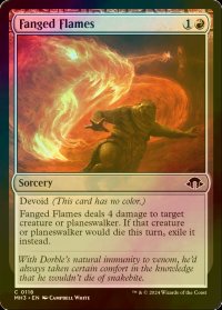[FOIL] 牙持つ炎/Fanged Flames 【英語版】 [MH3-赤C]