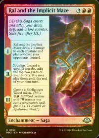 [FOIL] ラルと暗黙の迷路/Ral and the Implicit Maze 【英語版】 [MH3-赤U]