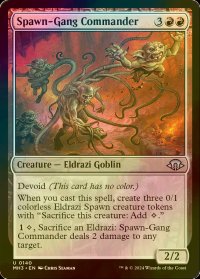 [FOIL] 多産攻撃の司令官/Spawn-Gang Commander 【英語版】 [MH3-赤U]