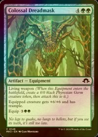 [FOIL] 巨大な戦慄面/Colossal Dreadmask 【英語版】 [MH3-緑C]