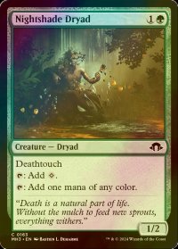 [FOIL] ベラドンナのドライアド/Nightshade Dryad 【英語版】 [MH3-緑C]