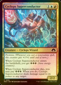[FOIL] サイクロプスの超伝導師/Cyclops Superconductor 【英語版】 [MH3-金C]