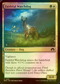 [FOIL] 忠実な番犬/Faithful Watchdog 【英語版】 [MH3-金C]