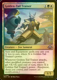 [FOIL] 金之尾の教練者/Golden-Tail Trainer 【英語版】 [MH3-金U]