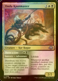 [FOIL] オンドゥの縄名人/Ondu Knotmaster 【英語版】 [MH3-金U]