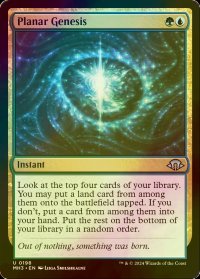 [FOIL] 次元の創世/Planar Genesis 【英語版】 [MH3-金U]
