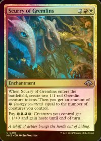 [FOIL] グレムリンの小走り/Scurry of Gremlins 【英語版】 [MH3-金U]