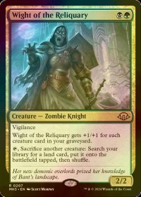 [FOIL] 聖遺のワイト/Wight of the Reliquary 【英語版】 [MH3-金R]