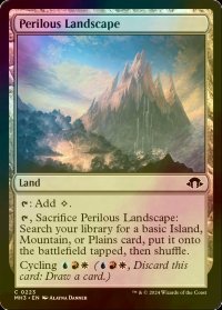 [FOIL] 危険地帯/Perilous Landscape 【英語版】 [MH3-土地C]