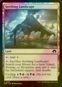 [FOIL] 煮沸地帯/Seething Landscape 【英語版】 [MH3-土地C]