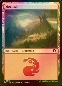 [FOIL] 山/Mountain No.316 【英語版】 [MH3-土地C]