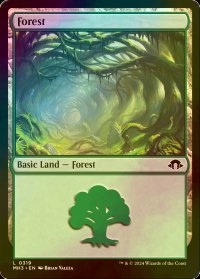 [FOIL] 森/Forest No.319 【英語版】 [MH3-土地C]