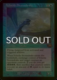 [FOIL] 荒れ模様のストームドレイク/Volatile Stormdrake (旧枠・海外産ブースター版) 【英語版】 [MH3-青R]