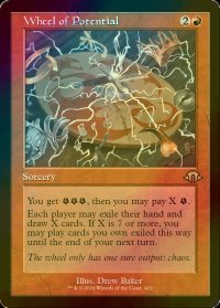 [FOIL] 可能性の輪/Wheel of Potential (旧枠・海外産ブースター版) 【英語版】 [MH3-赤R]