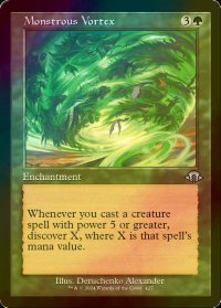 [FOIL] 怪物渦/Monstrous Vortex (旧枠) 【英語版】 [MH3-緑U]