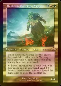[FOIL] 咆哮する予言者、ロシーン/Rosheen, Roaring Prophet (旧枠・海外産ブースター版) 【英語版】 [MH3-金R]