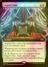 [FOIL] 銀の高座/Argent Dais (拡張アート版) 【英語版】 [MH3-白R]