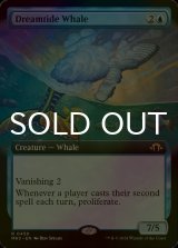 [FOIL] 夢潮の鯨/Dreamtide Whale (拡張アート版) 【英語版】 [MH3-青R]