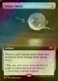 [FOIL] 冬の月/Winter Moon (拡張アート版) 【英語版】 [MH3-灰R]