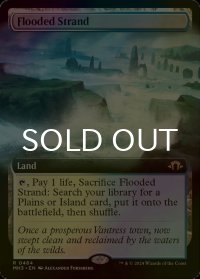 [FOIL] 溢れかえる岸辺/Flooded Strand (拡張アート版) 【英語版】 [MH3-土地R]