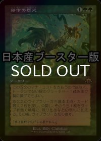 [FOIL] 耕作の閃光/Flare of Cultivation ● (旧枠・日本産ブースター版) 【日本語版】 [MH3-緑R]