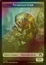 [FOIL] ファイレクシアン・細菌/PHYREXIAN GERM 【英語版】 [MH3-トークン]