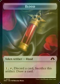 [FOIL] 血/BLOOD 【英語版】 [MH3-トークン]