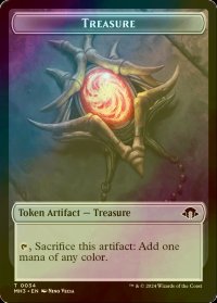 [FOIL] 宝物/TREASURE 【英語版】 [MH3-トークン]