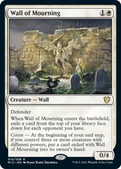 画像1: 哀悼の壁/Wall of Mourning 【英語版】 [MIC-白R]