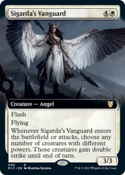 画像1: シガルダの先兵/Sigarda's Vanguard (拡張アート版) 【英語版】 [MIC-白R]