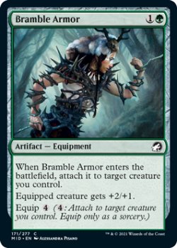 画像1: 棘茨の鎧/Bramble Armor 【英語版】 [MID-緑C]