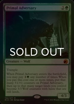 画像1: [FOIL] 原初の敵対者/Primal Adversary (海外産ブースター版) 【英語版】 [MID-緑MR]