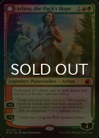 [FOIL] 群れの希望、アーリン/Arlinn, the Pack's Hope (海外産ブースター版) 【英語版】 [MID-金MR]