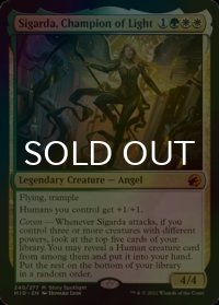 [FOIL] 光の勇者、シガルダ/Sigarda, Champion of Light (海外産ブースター版) 【英語版】 [MID-金MR]