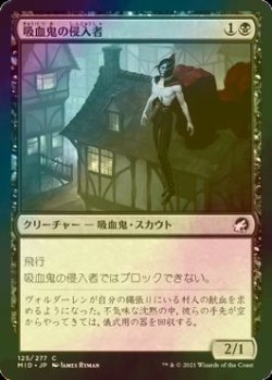 画像1: [FOIL] 吸血鬼の侵入者/Vampire Interloper 【日本語版】 [MID-黒C]