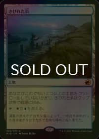[FOIL] さびれた浜/Deserted Beach 【日本語版】 [MID-土地R]