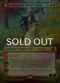 [FOIL] 群れの希望、アーリン/Arlinn, the Pack's Hope (全面アート・海外産ブースター版) 【英語版】 [MID-金MR]