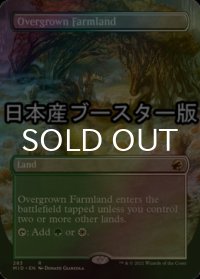 [FOIL] 草茂る農地/Overgrown Farmland ● (全面アート・日本産ブースター版) 【英語版】 [MID-土地R]