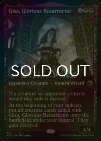 [FOIL] 素晴らしき復活術師、ギサ/Gisa, Glorious Resurrector (ショーケース・海外産ブースター版) 【英語版】 [MID-黒R]