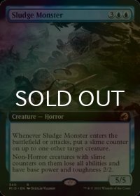 [FOIL] ヘドロの怪物/Sludge Monster (拡張アート版) 【英語版】 [MID-青R]