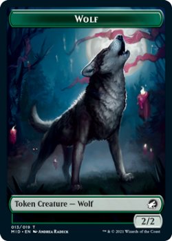 画像1: 狼/WOLF (MID) & スピリット/SPIRIT (MID) 【英語版】 [MIC-トークン]