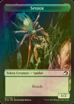 画像1: [FOIL] 蜘蛛/SPIDER 【英語版】 [MID-トークン]