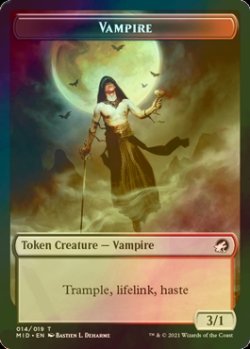 画像1: [FOIL] 吸血鬼/VAMPIRE 【英語版】 [MID-トークン]