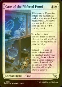 [FOIL] 証拠流出の事件/Case of the Pilfered Proof 【英語版】 [MKM-白U]