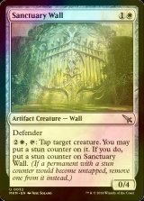 [FOIL] 聖域の壁/Sanctuary Wall 【英語版】 [MKM-白U]