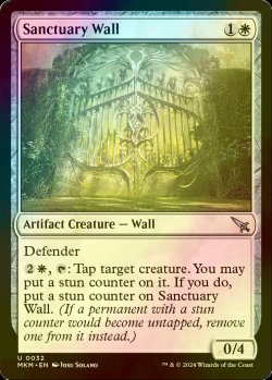 画像1: [FOIL] 聖域の壁/Sanctuary Wall 【英語版】 [MKM-白U]